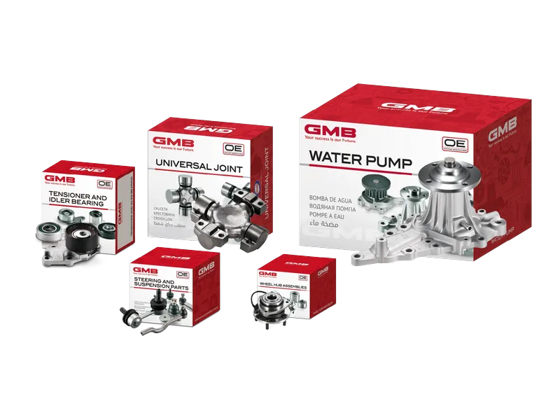 GMB: Water pumps, bearings and joints