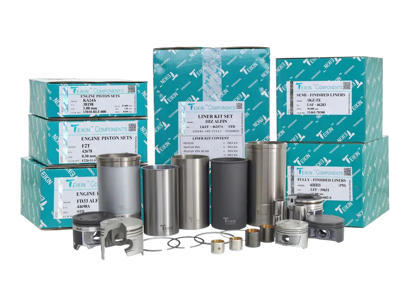 Teikin: Pistons, rings, liners and gaskets